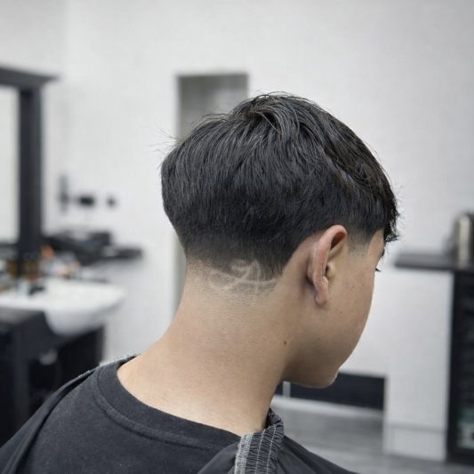 Corte clásico en barbería