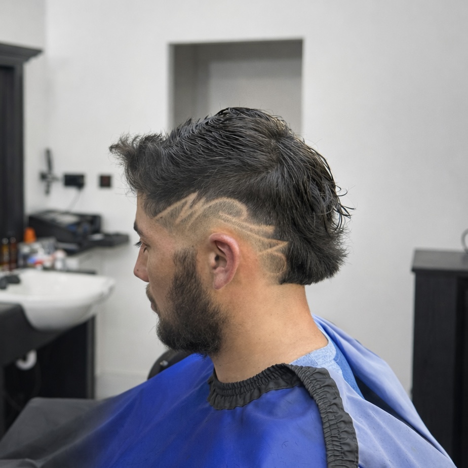 Estilo moderno con barba